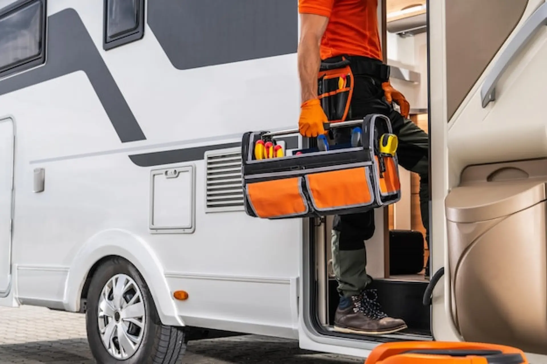 Book A Full Motorhome Service in Warrington